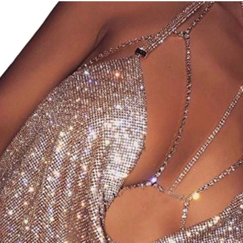 COPY - Rhinestone Bralette Jewelry✨ OS Adjustable